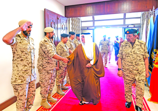 Bahrain News: SOLID AS A ROCK: HRH Prince Salman praises BDF’s dedication